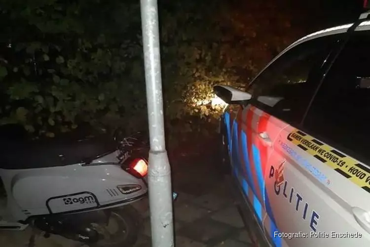 Scooterrijder wordt voor de 8e keer gepakt voor rijden zonder rijbewijs