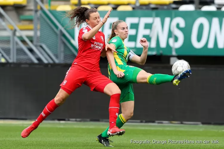 ADO-vrouwen en FC Twente delen de punten in spektakelstuk