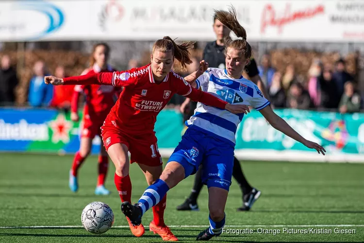 FC Twente Vrouwen in slotkwartier langs PEC Zwolle