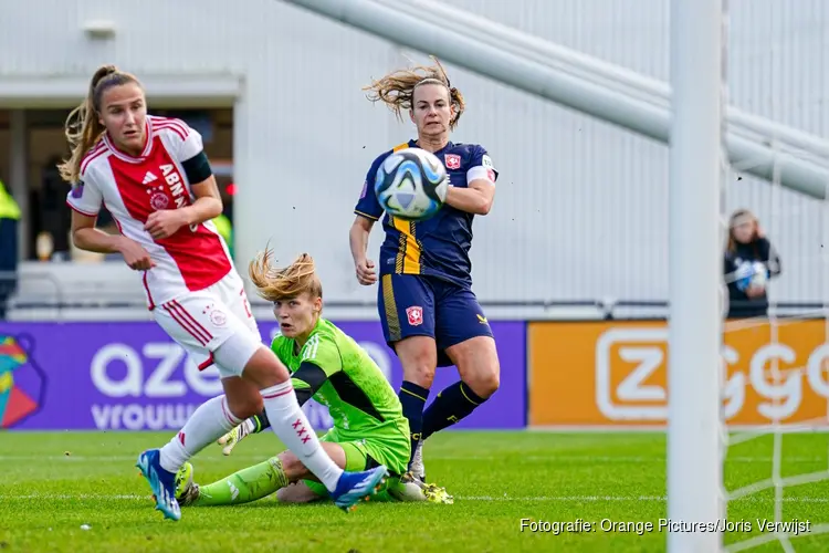 Ajax vrouwen verliezen nipt van FC Twente