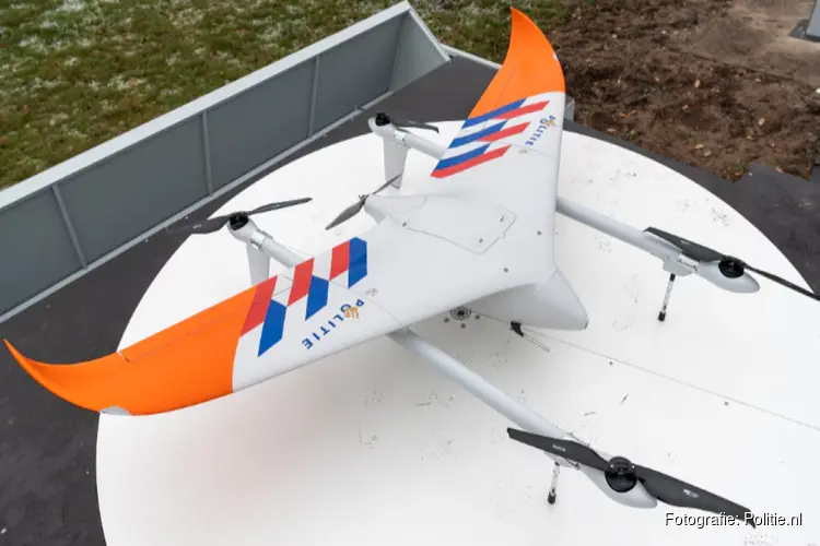 Politie krijgt toestemming om automatische drone in Twente te mogen testen