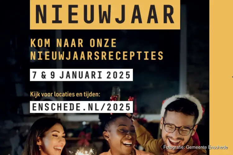 Kom naar onze nieuwjaarsrecepties op 7 en 9 januari 2025